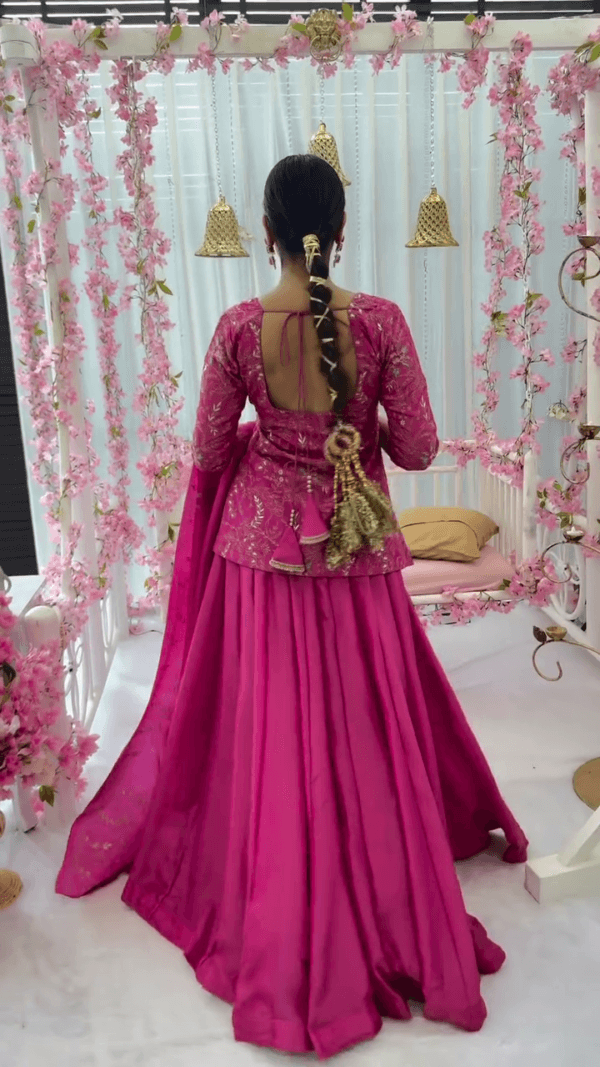 Sovereign pink lehenga choli set - Image 3