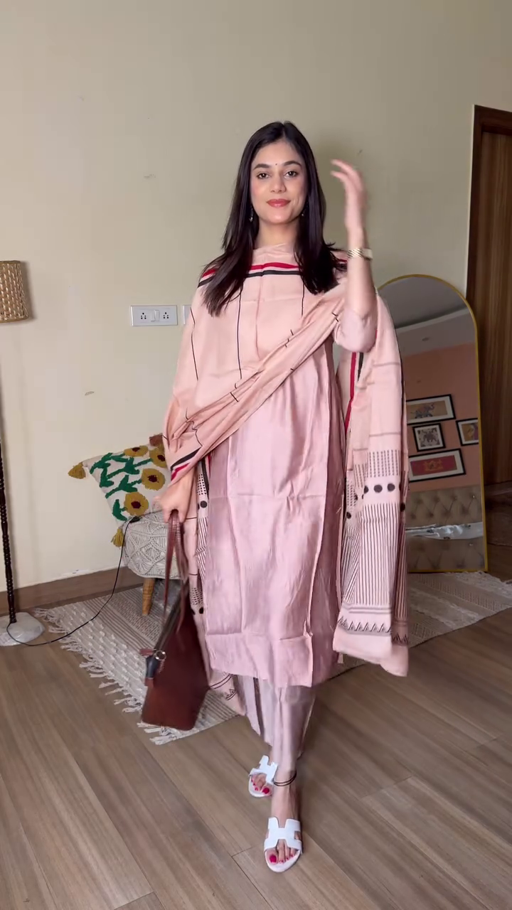 Blush Serenity Cotton Suit Set