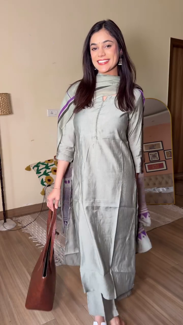 Blush Serenity Cotton Suit Set - Image 3