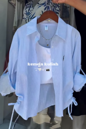 Striped Oversized Shirt – Classic & Versatile