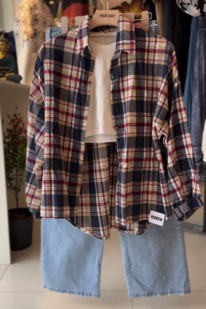 🍂 Casual Plaid Shirt – A Wardrobe Must-Have! 🍂