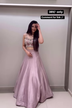 Elegant Embroidered Lehenga Set – Designer Look at an Affordable Price