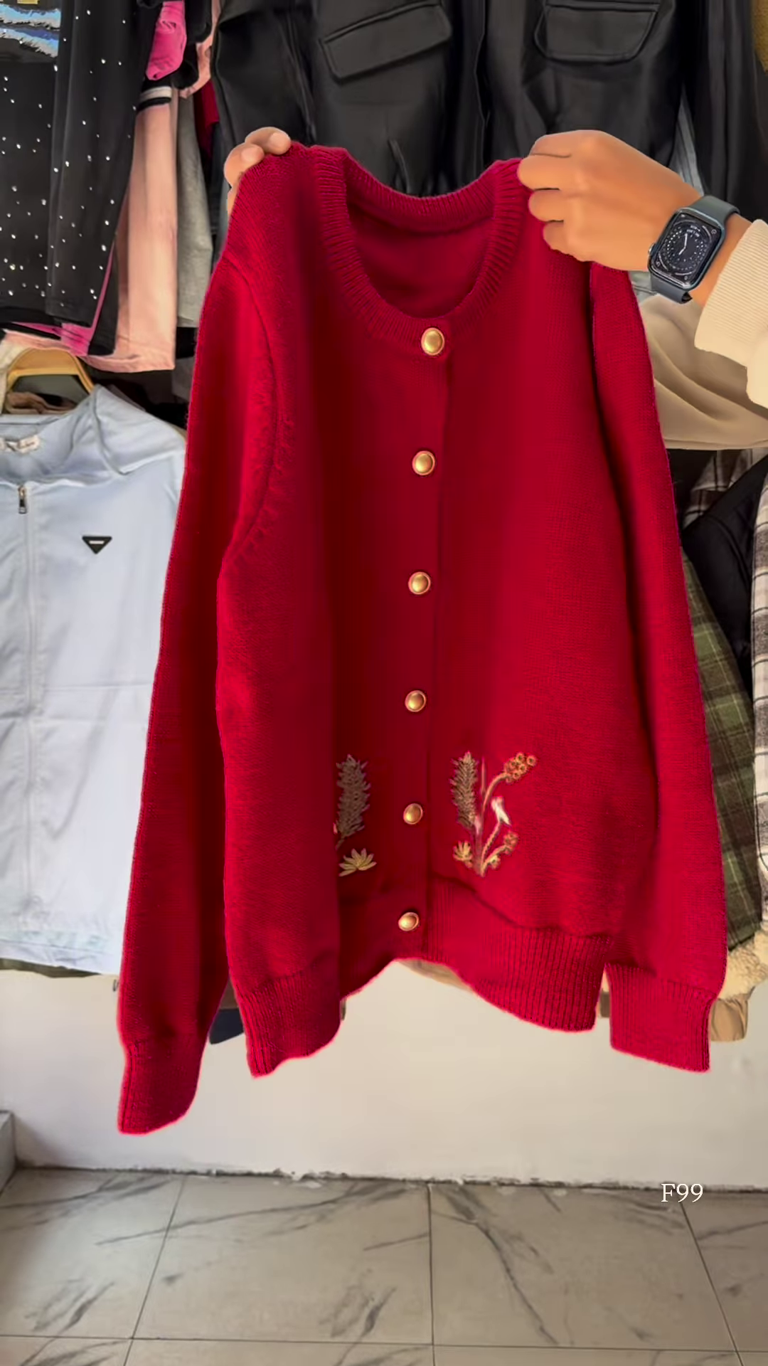 Black Floral Embroidered Button Cardigan β Luxe, Versatile, and Effortlessly Elegant πΌβ¨