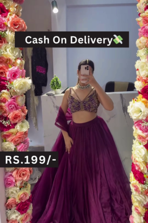 Black Sequin & Lace Lehenga Choli Set with Full-Sleeve Crop Top  Ethnic Glam Meets Floral Mirror Style