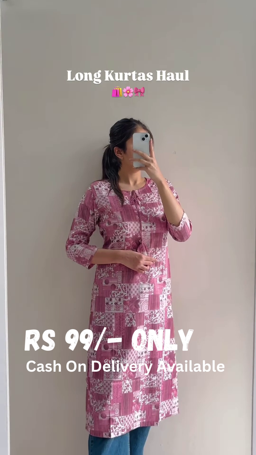 Embroidered Long Kurta – 7 Elegant Colors - Image 2